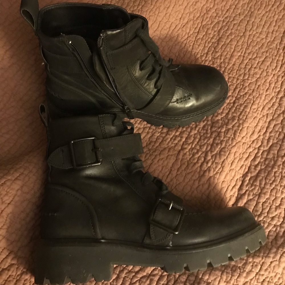 Uggs Strap Buckle Boots